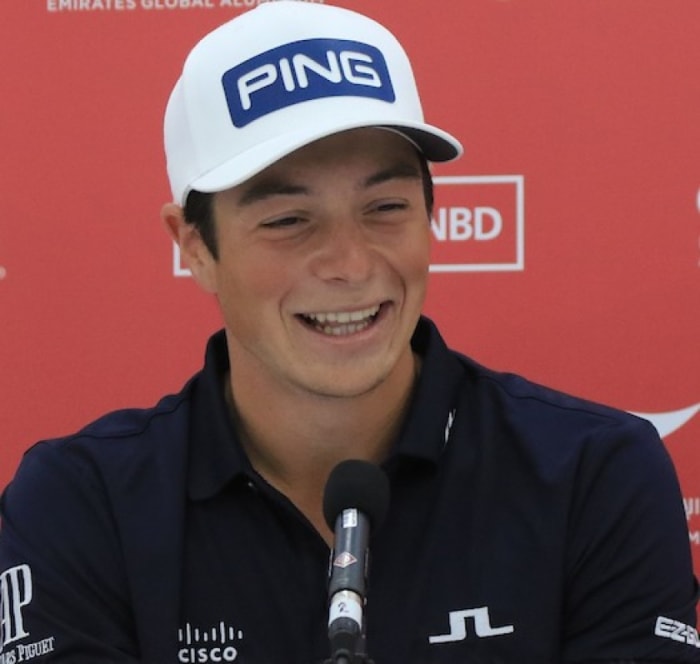 Viktor Hovland wins in only his 12th start as a professional on the PGA Tour.